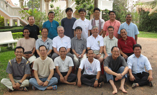 Gathering of all the Jesuits missioned in Cambodia