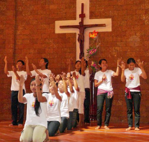 Presentation at Youth Synod in Battambang Church