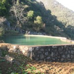 Exposed water tank serves as the community’s main source of water for cooking and drinking.