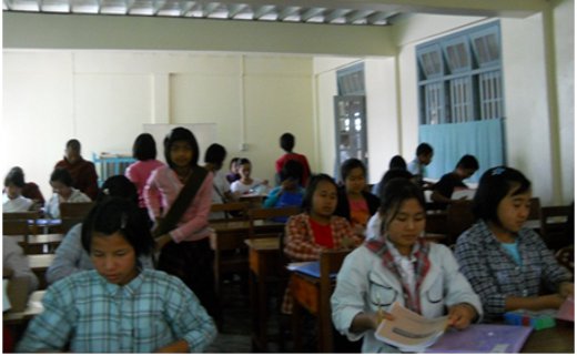 Students in classroom