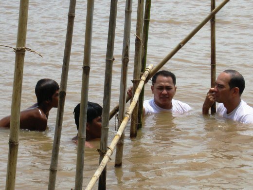 fishing in the Mekong