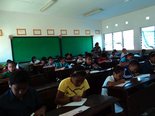 East Timor school entrance exam