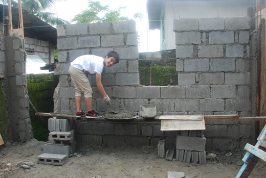 Ignatian student forum building wall Bagong Silang