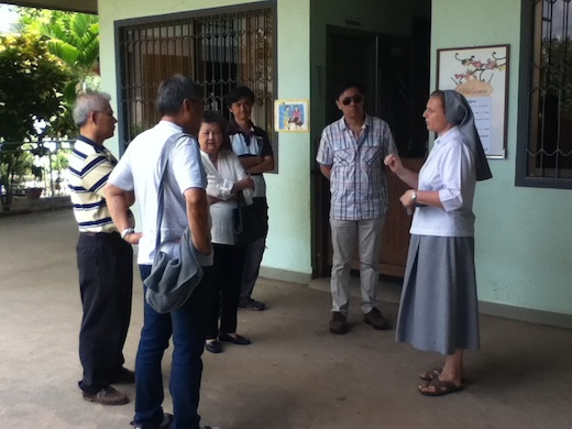 Cambodian Mission PPT team at Salesian school