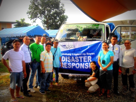 SLB and ADDU team helping Bopha victims