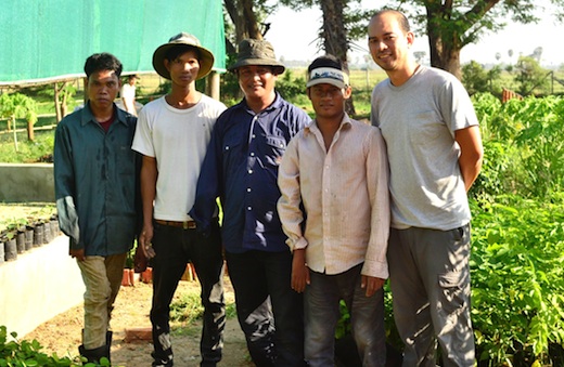 Cambodia Banteay Prieb tree nursery 