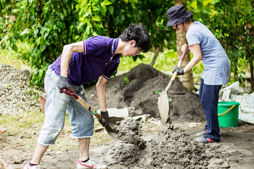 Service learning programme 2013 house building