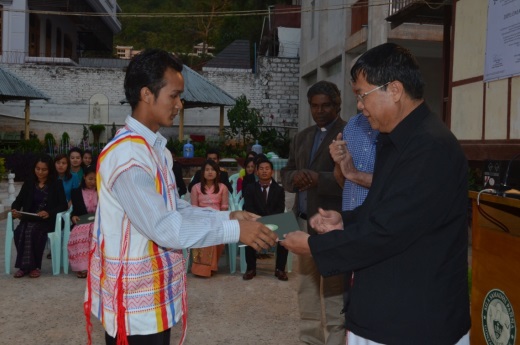 Francis Silio – one of the diploma graduates now awaiting acceptance as a teacher at the state school in Loikaw