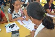 Validating papers during the SLB-HFHP project in Northern Iloilo