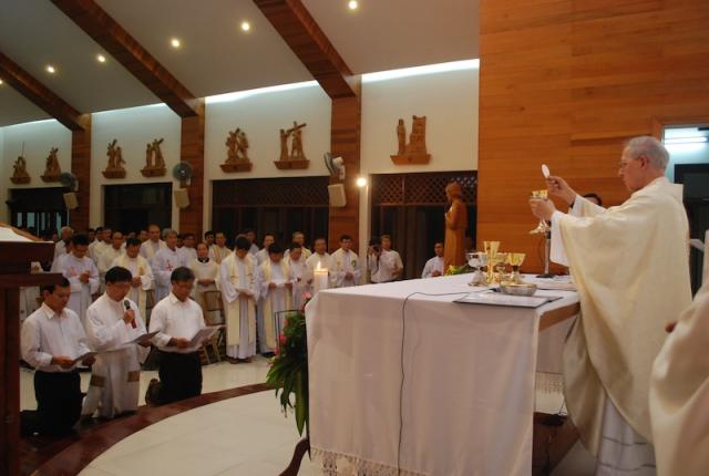 Final vows mass of Jesuits in Vietnam 