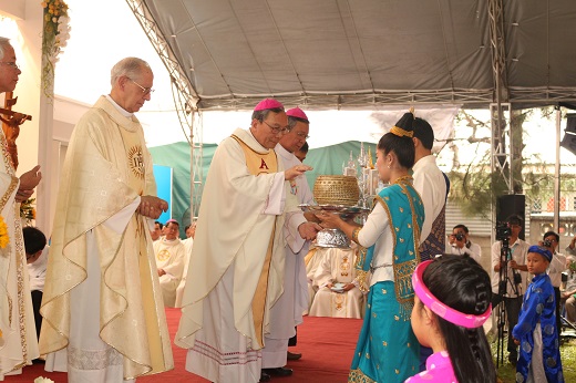 Offertory at Vietnam Province's Jubilee Mass