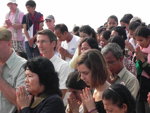 An inter-religious ceremony was recently held to bless the land for the Xavier Jesuit School Project.