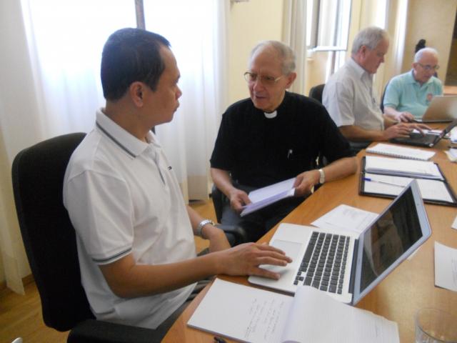 Philippine Provincial Fr Tony Moreno SJ with Fr General