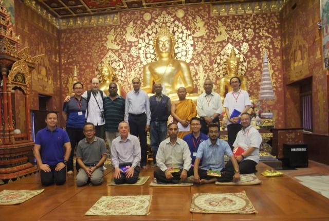 The 2016 Buddhist-Christian Workshop participants with the Venerable Monk Ratna Thero