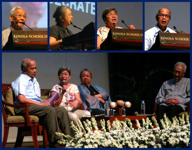 Testimonies from Fr Catalino Arevalo SJ (Priesthood), Sr Judette Gallares RC (Consecrated Life), and Nelson and Ma. Socorro Villafania (Lay, Family Life)