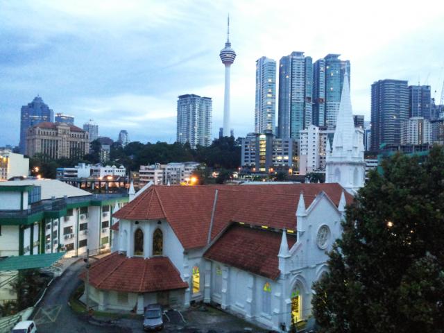 The cityscape in Kuala Lumpur, Malaysia