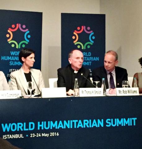 JRS International Director Fr Thomas Smolich at the World Humanitarian Summit in Istanbul 2016