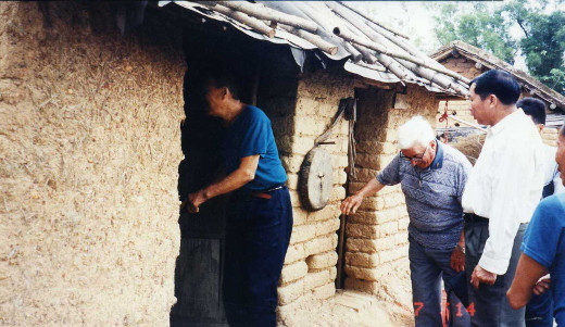 Fr Luis Ruiz SJ visiting lepers in China