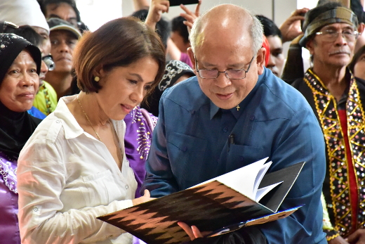 DENR Secretary Regina Lopez and ADDU President Joel Tabora SJ