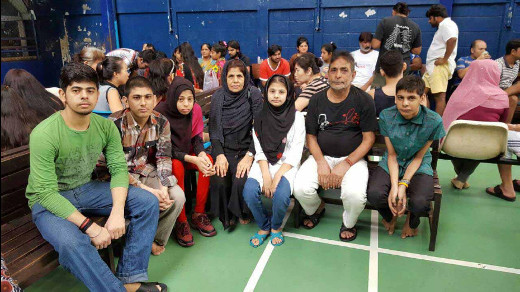 Family at the Immigration Detention Centre Bangkok