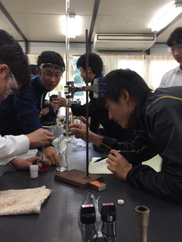 Students of Eiko Gakuen, a Jesuit high school in Kamakura, Japan