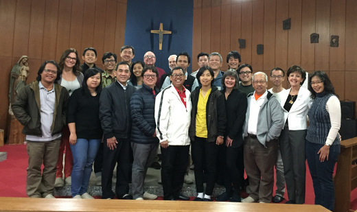 Ignatian educators at the Advanced Ignatian Teacher Programme workshop in Kamakura, Japan