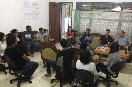 The GIAN Migration group during a visit to a JRS Indonesia project in Bogor.