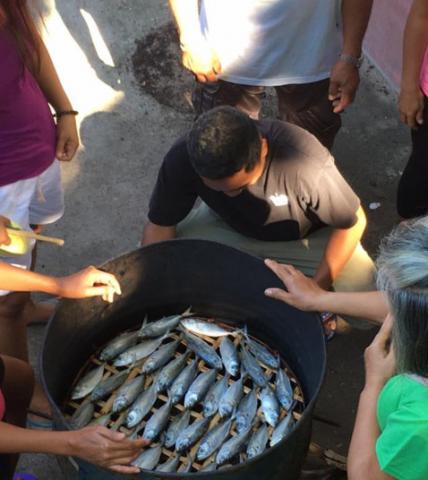 Fish processing is one of SAMAKASI's livelihood programmes