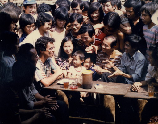 Fr Jerry Martinson with friends, circa 1986