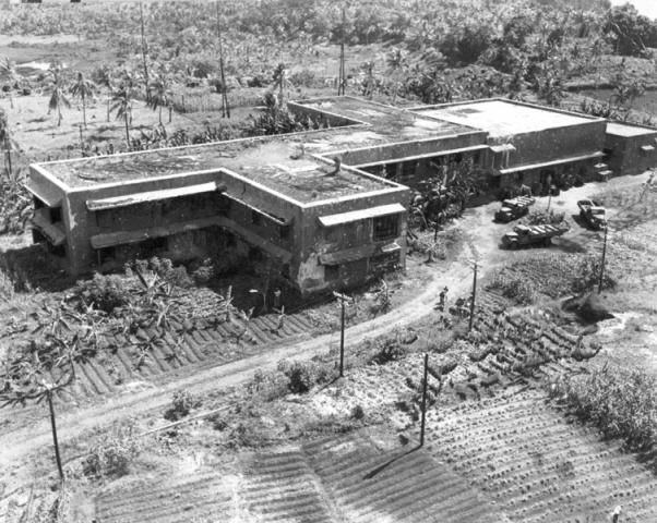 Post-WWII image of main building before it became Xavier HS