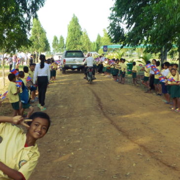 Celebrating the inauguration of Xavier Jesuit School in Cambodia