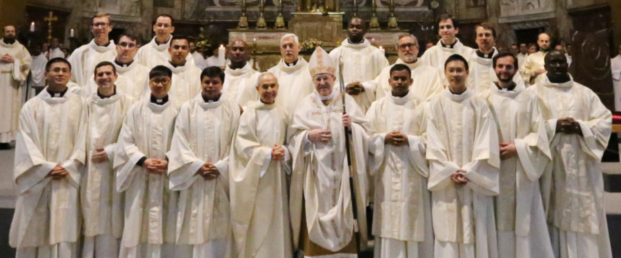 Sixteen Jesuits, two of them from JCAP, ordained deacons in Rome