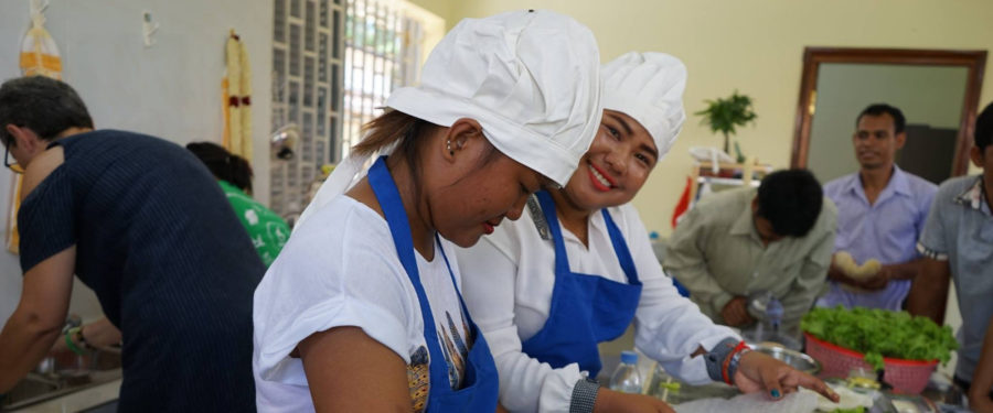 A special café opens at Banteay Prieb