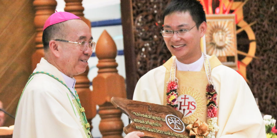 A new Jesuit priest, and the first ordained in the new Chiang Rai diocese