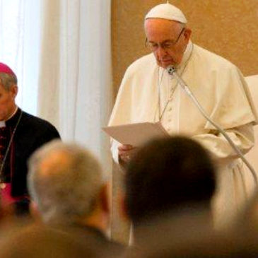 “God founded you as Jesuits”, Pope Francis reminds Jesuit students in Rome