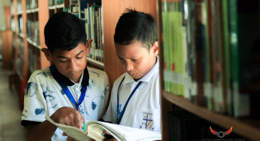 Seeking the world inside a library