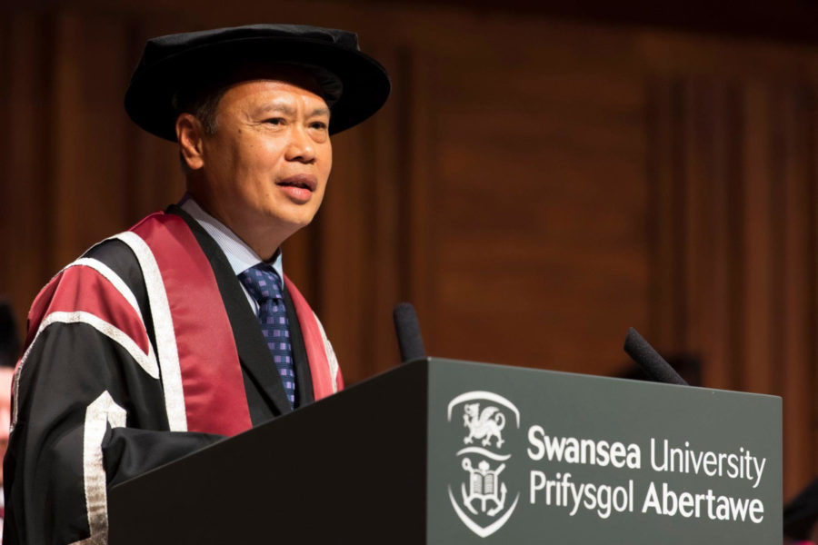 JCAP President Fr Tony Moreno receives honorary degree from Swansea University