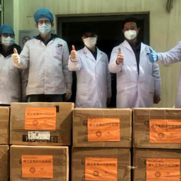 Society of Jesus donates surgical N95 masks, protective suits to aid healthcare workers in Hubei province battling COVID-19