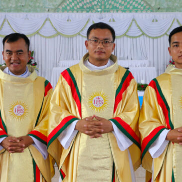 Three lights in the darkness: Jesuit ordination in Myanmar