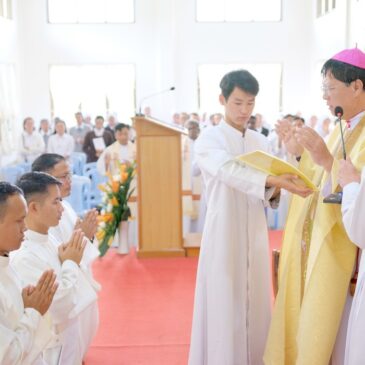 Celebrating the first Jesuit ordination in Taunggyi