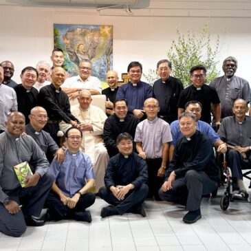 MAS Jesuits meet Pope Francis