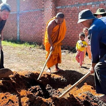 Jesuits and Buddhists join hands in tree-planting for Season of Creation