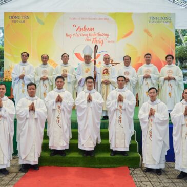 Seven Jesuits ordained priests on the Feast of St Francis Xavier in Vietnam