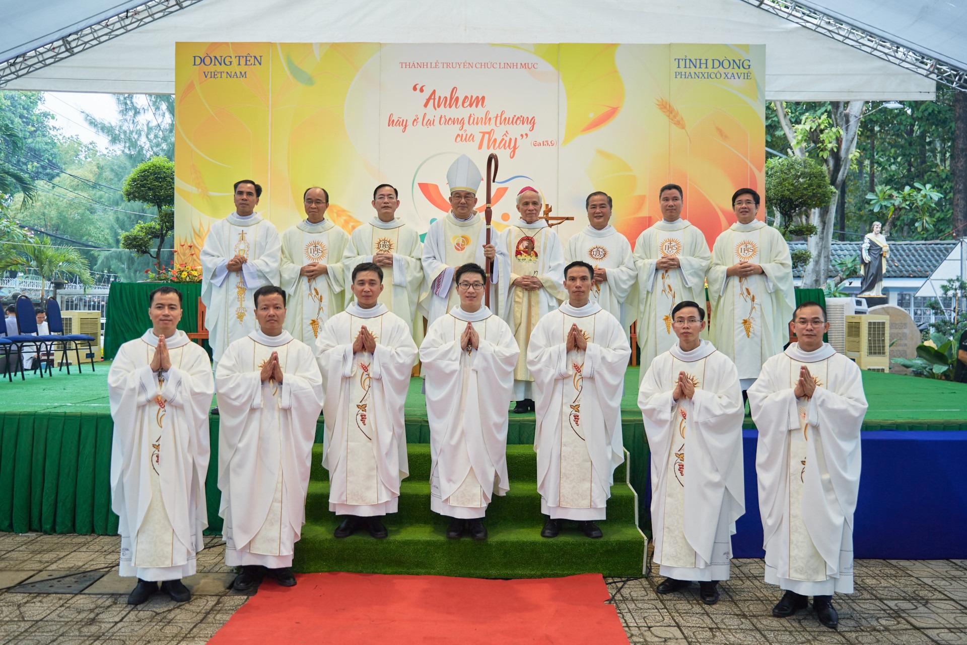 Seven Jesuits ordained priests on the Feast of St Francis Xavier in Vietnam